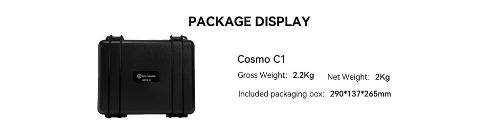 Hollyland Cosmo C1 Kit Transmisión Inalámbrico SDI/HDMI 300m alcance Profesional