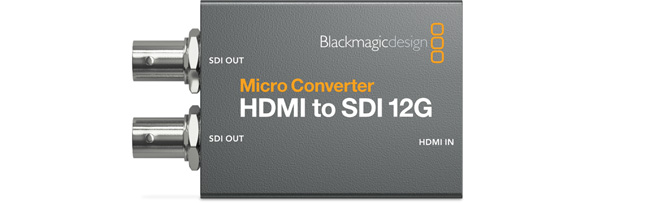 Blackmagic Micro Converter HDMI to SDI 12G PSU