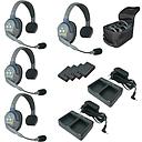 EARTEC Wireless Intercom UltraLITE Single 4 HeadSets UL4S-HD