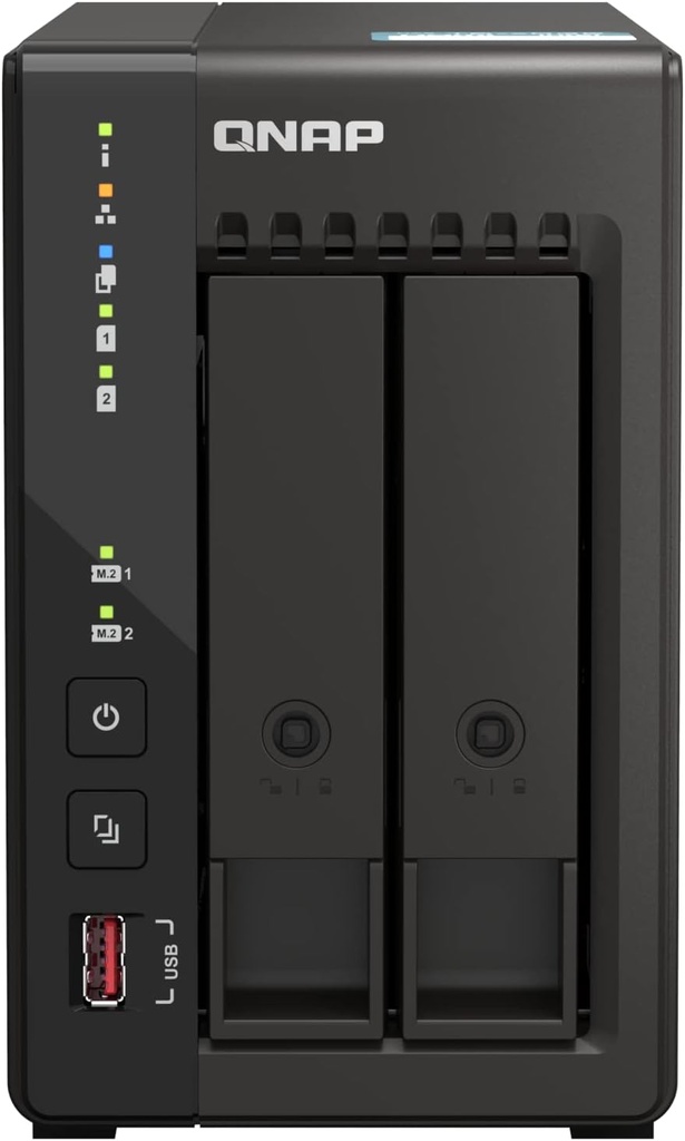 QNAP TS-253E,   2 x 2,5Gbe