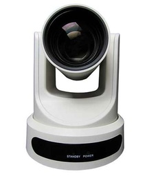 PTZ Optics 30X Optical Zoom |  3G-SDI, HDMI, CVBS, IP Streaming | 1920 x 1080p | 60.7 degree FOV (White w/ International C Style Power Supply)